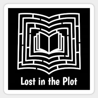 Lost in the Plot: A Maze of Literary Adventure Magnet